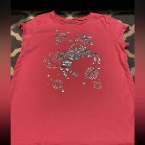 Girls size large unicorn short sleeve shirt